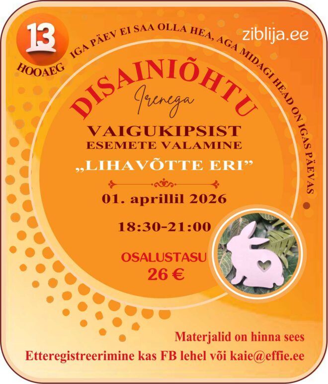 Vaigukipsist esemete valamine