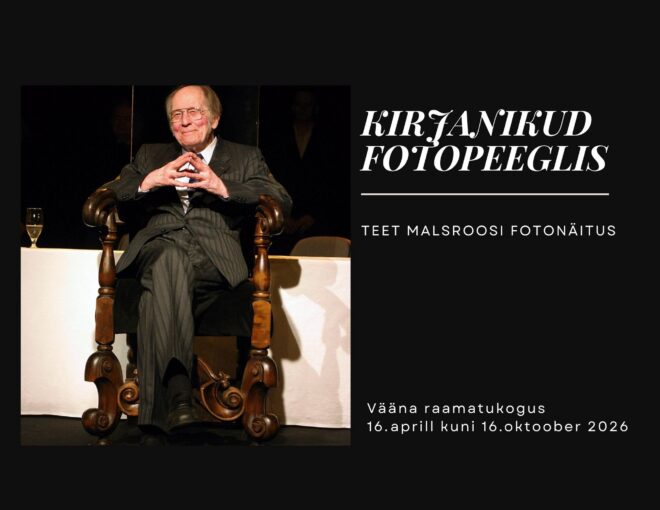 Teet Malsroosi fotonäitus „Kirjanikud fotopeeglis“