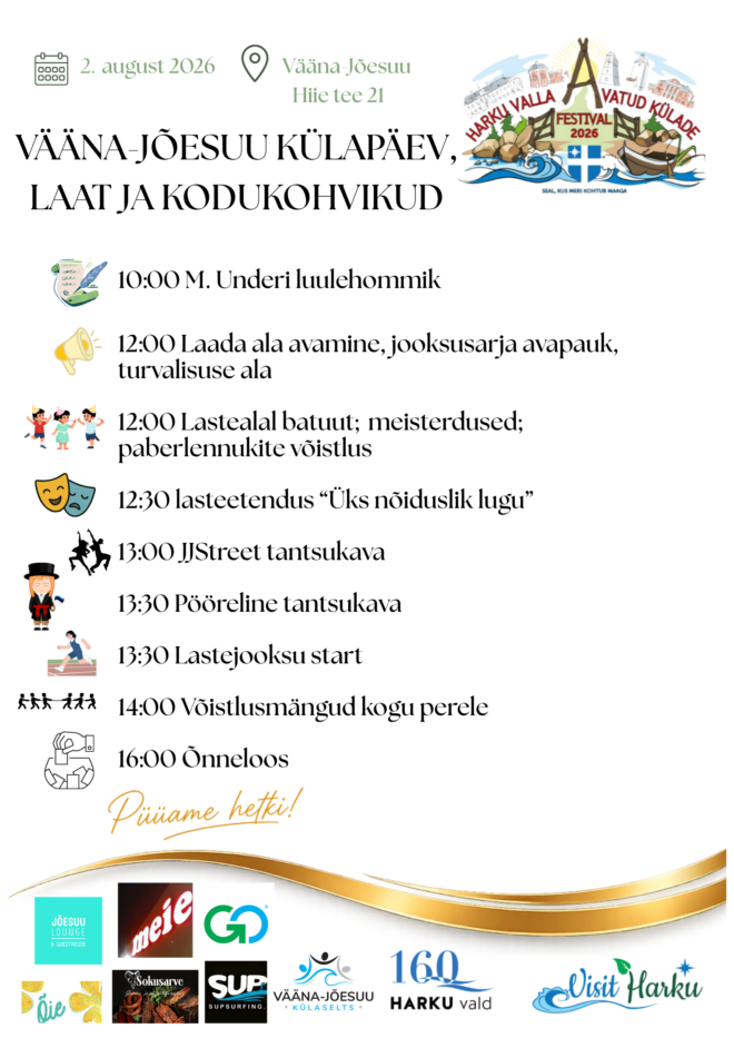 Vääna-Jõesuu külapäev, laat ja kodukohvikud