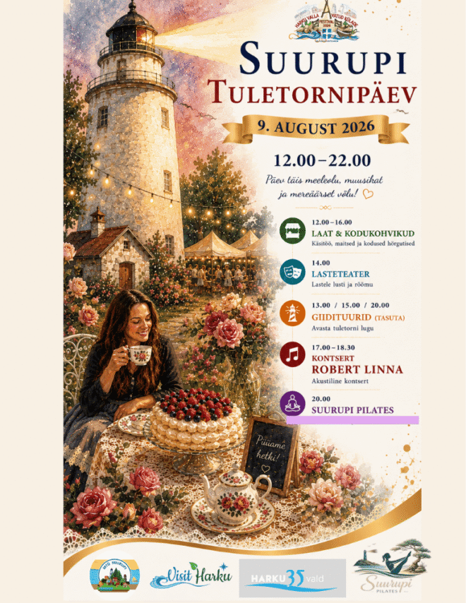 Suurupi tuletornipäev ja kodukohvikud 2026