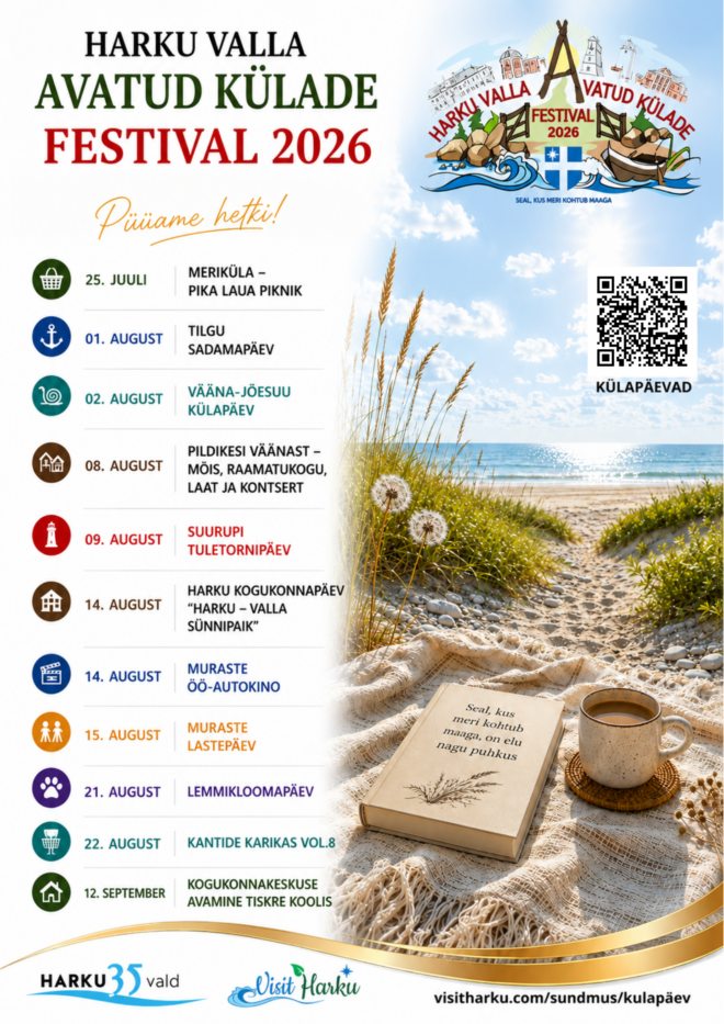 Harku valla Avatud külade festival 2026 „Püüame hetki“